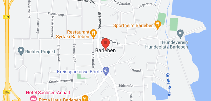 map of 4539 Barleben Road